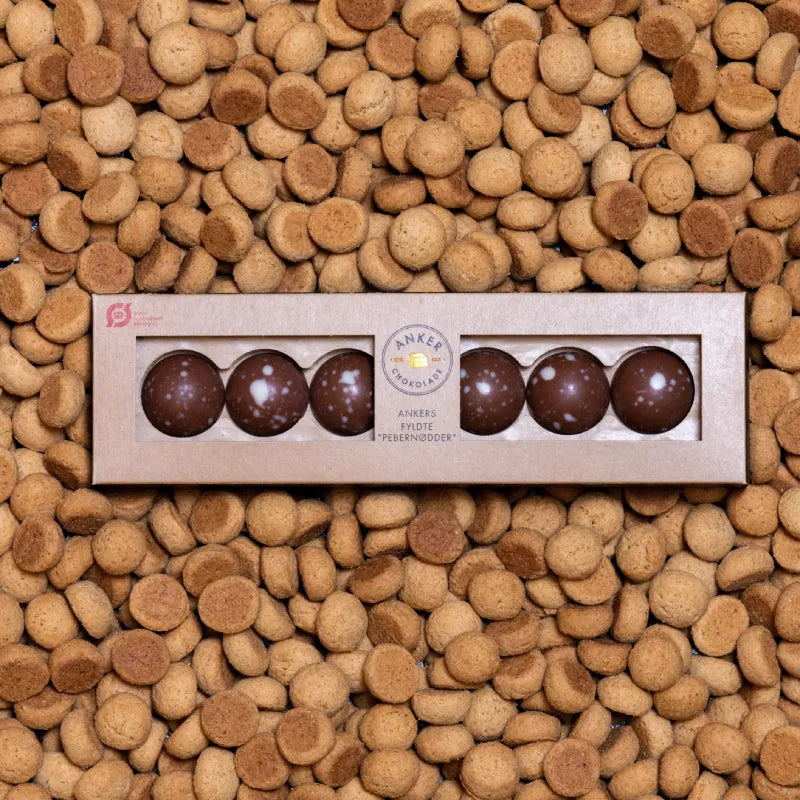Anker Chokolade fyldte pebernødder