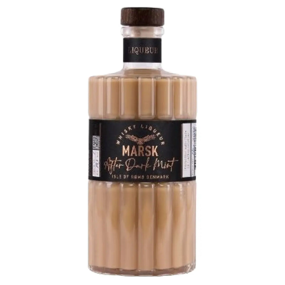 Marskdestilleriet Whisky Likør After Dark Mint med pebermynte, chokolade og fløde, 50 cl