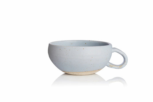Vangs Keramiske Værksted - Cappuccinokop Forglemmigej