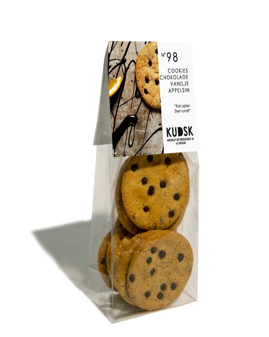 Kudsk - Cookies Chokolade Vanilje Appelsin
