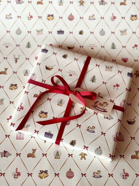 All By Voss - Gavepapir 5m Danish Christmas