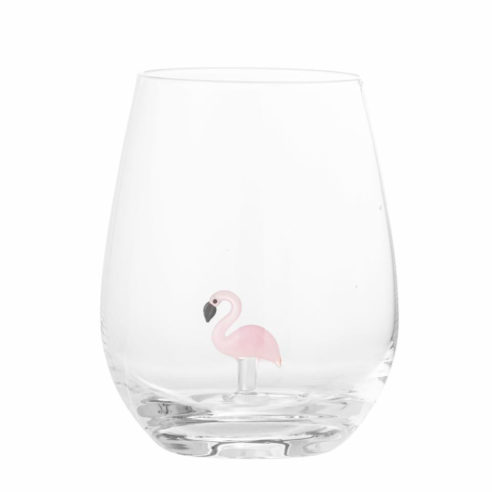 Bloomingville - Misa Drikkeglas - Flamingo