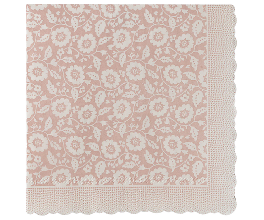 Maileg - Blomster Servietter - Rød