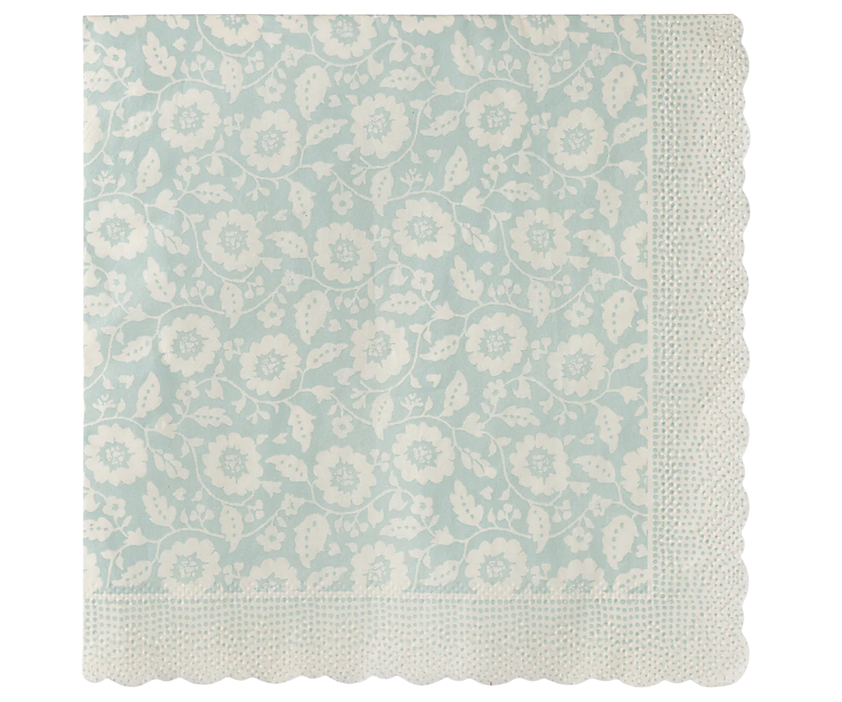 Maileg - Blomster Servietter - Grøn