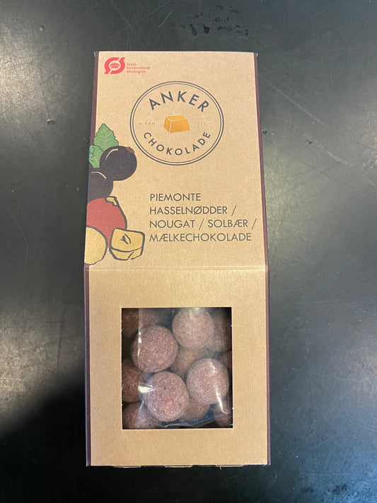 Anker Ckokolade - Piemonte Hasselnødder Nougat/Solbær/Mælkechokolade