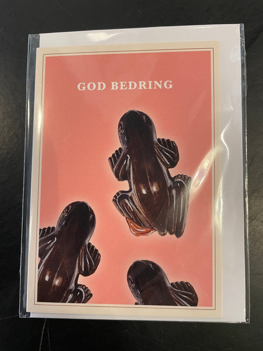 All By Voss - Lille Foldet Kort Chokoladefrø God Bedring