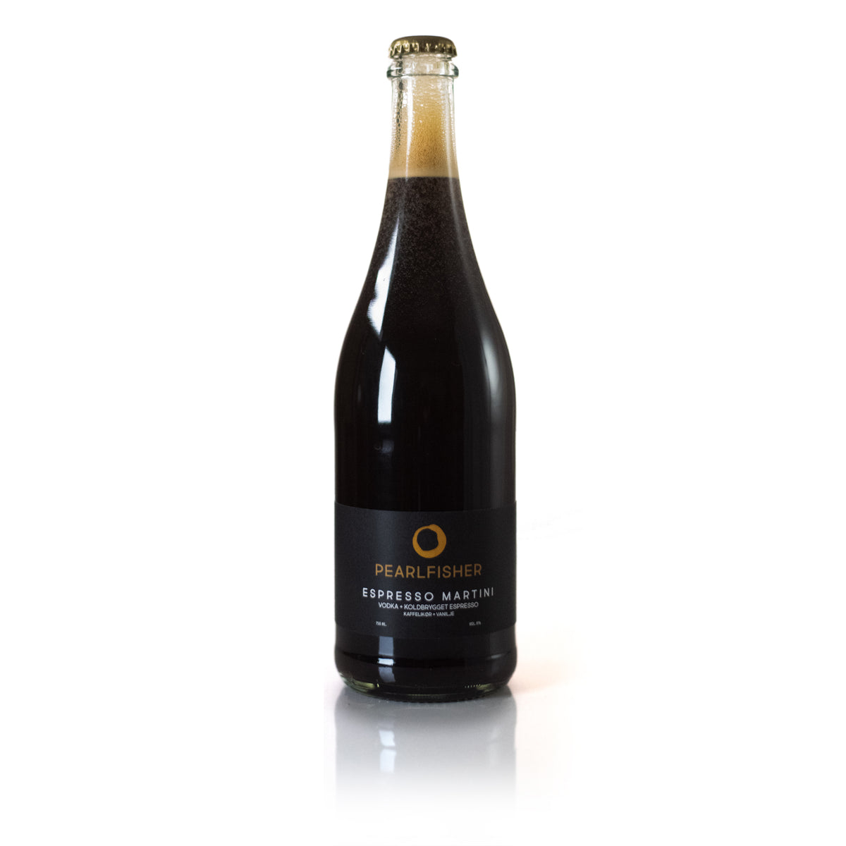 Pearlfisher Cocktail Espresso Martini færdigblandet cocktail med espresso og vodka 750 ml