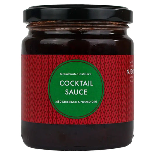 Spirit of Njord Grandmaster Distiller’s Cocktail Sauce med kirsebær og Njord Gin