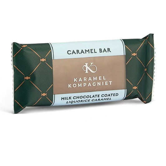 Karamel Kompagniet Karamel Bar Lakrids i lys chokolade 50 g