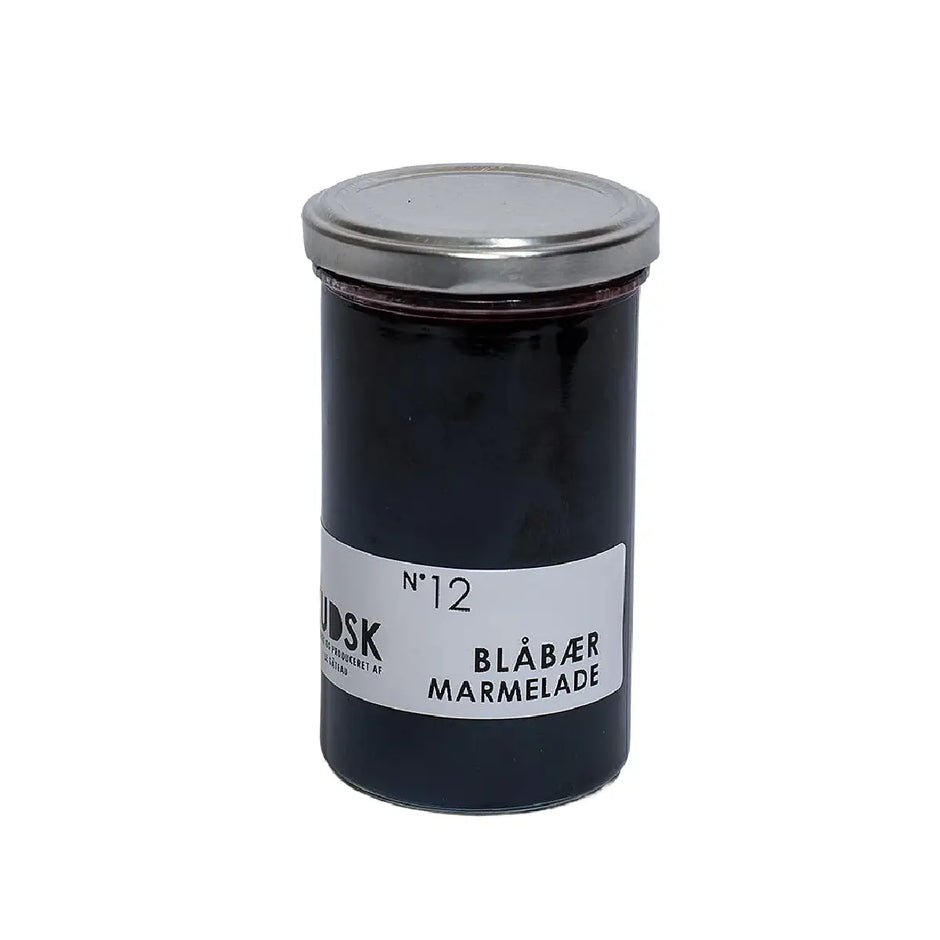 KUDSK Nr.12 Blåbær Marmelade med blåbær og citron, 300 g
