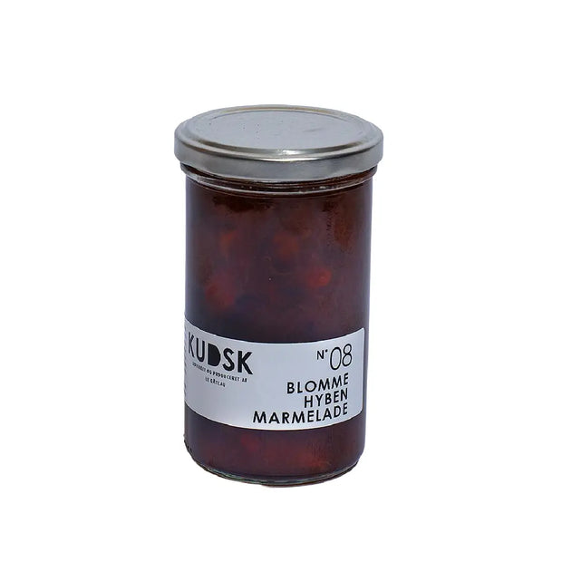 KUDSK Nr.08 Blomme Hyben Marmelade med blommer, hyben og citron, 300 g