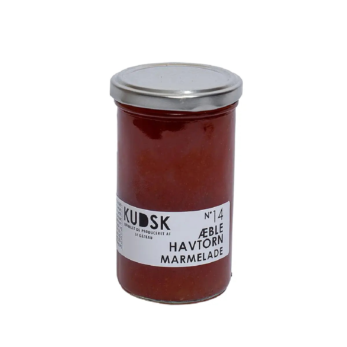 KUDSK Nr.14 Æble Havtorn Marmelade med æbler og havtorn, 300 g