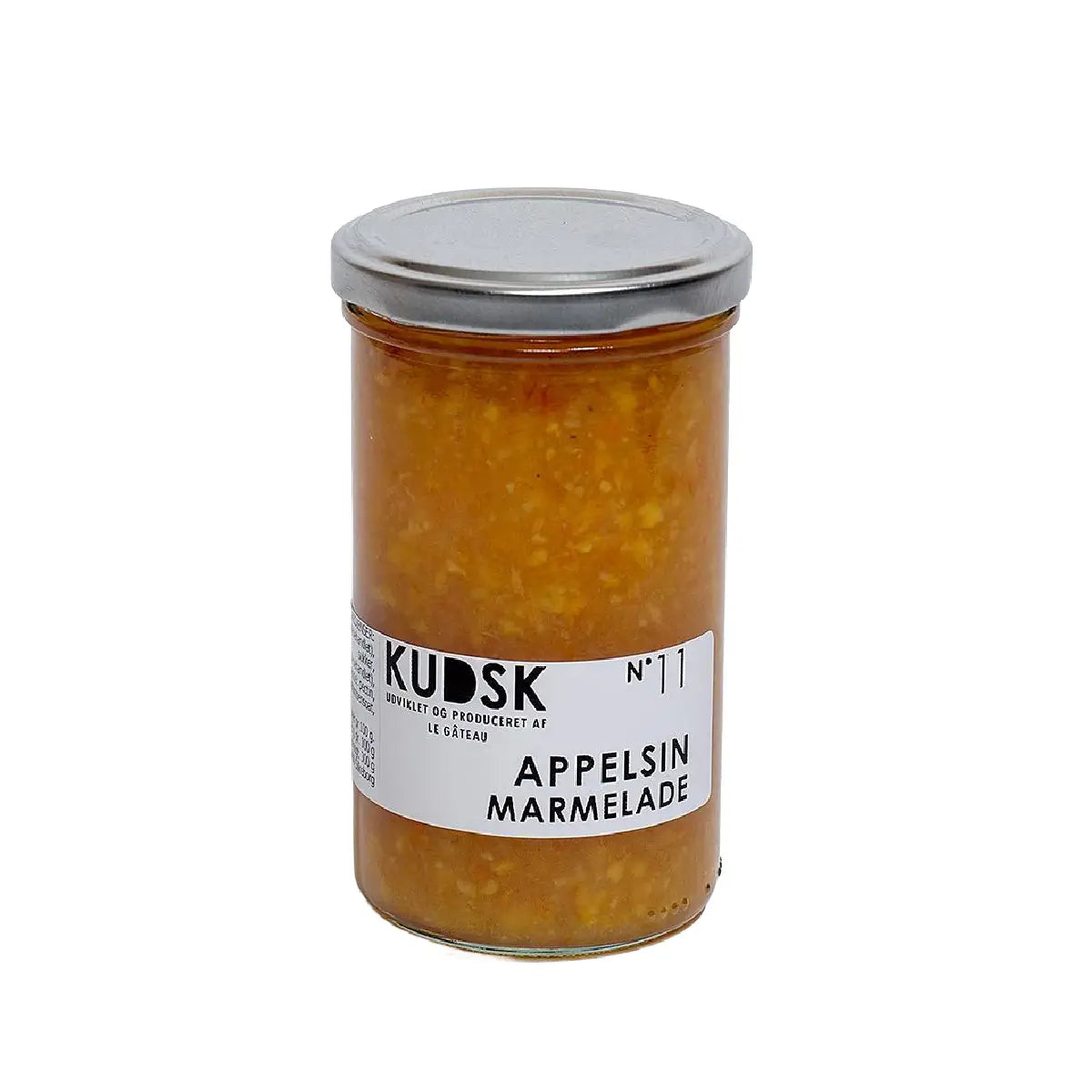 KUDSK Nr.11 Appelsin Marmelade med appelsin, citron og mild citrusbitterhed, 300 g