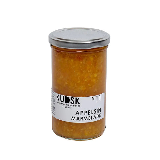 KUDSK Nr.11 Appelsin Marmelade med appelsin, citron og mild citrusbitterhed, 300 g