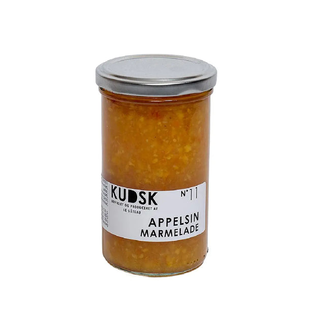 KUDSK Nr.11 Appelsin Marmelade med appelsin, citron og mild citrusbitterhed, 300 g