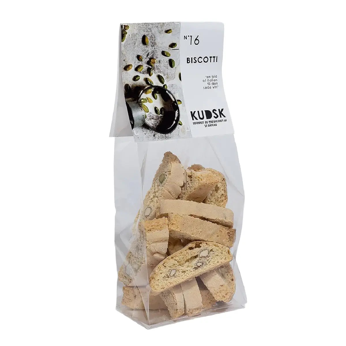 KUDSK Nr.16 Biscotti med mandler og pistacienødder, 150 g