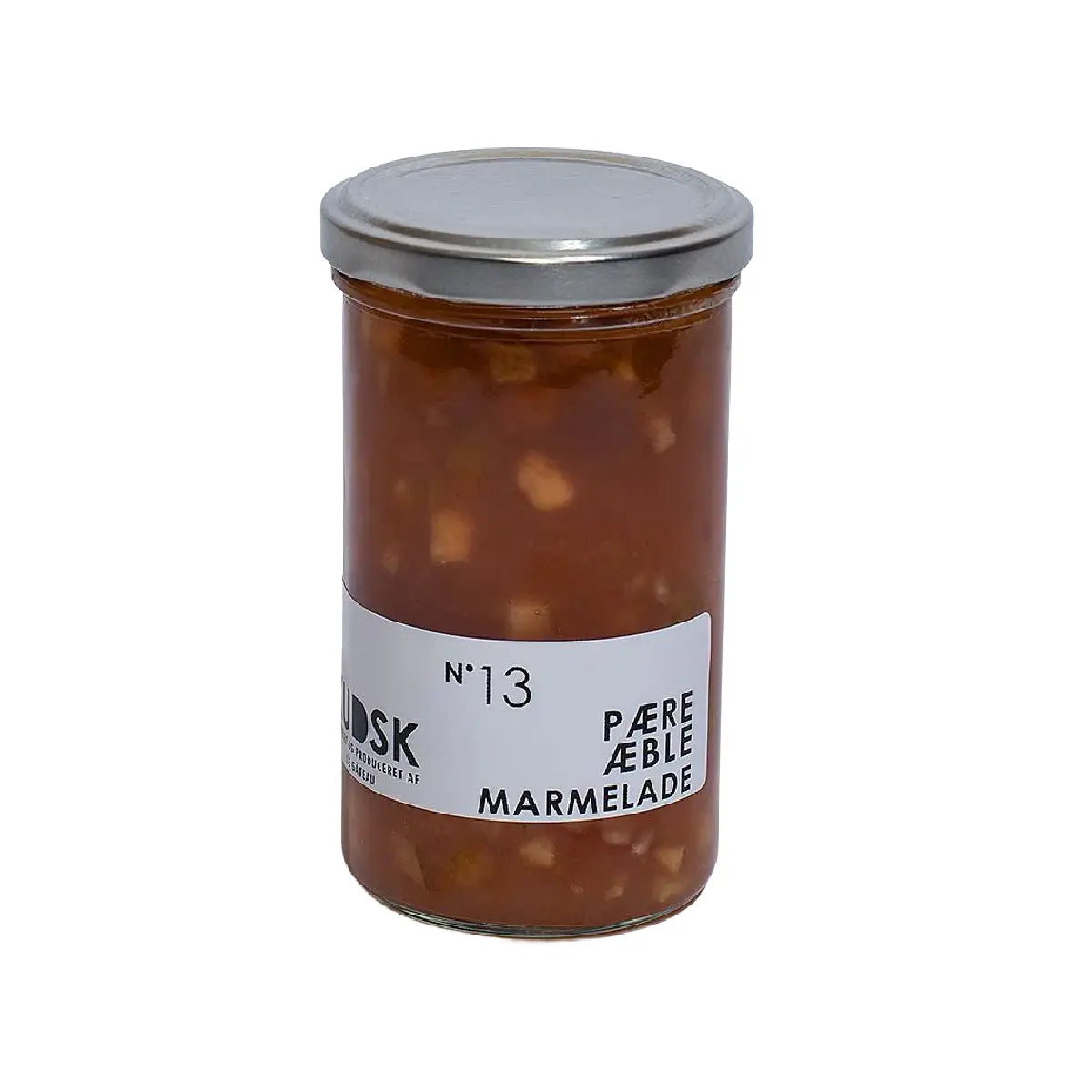 KUDSK Nr.13 Pære Æble Marmelade med pære, æble, vanilje og kanel, 300 g