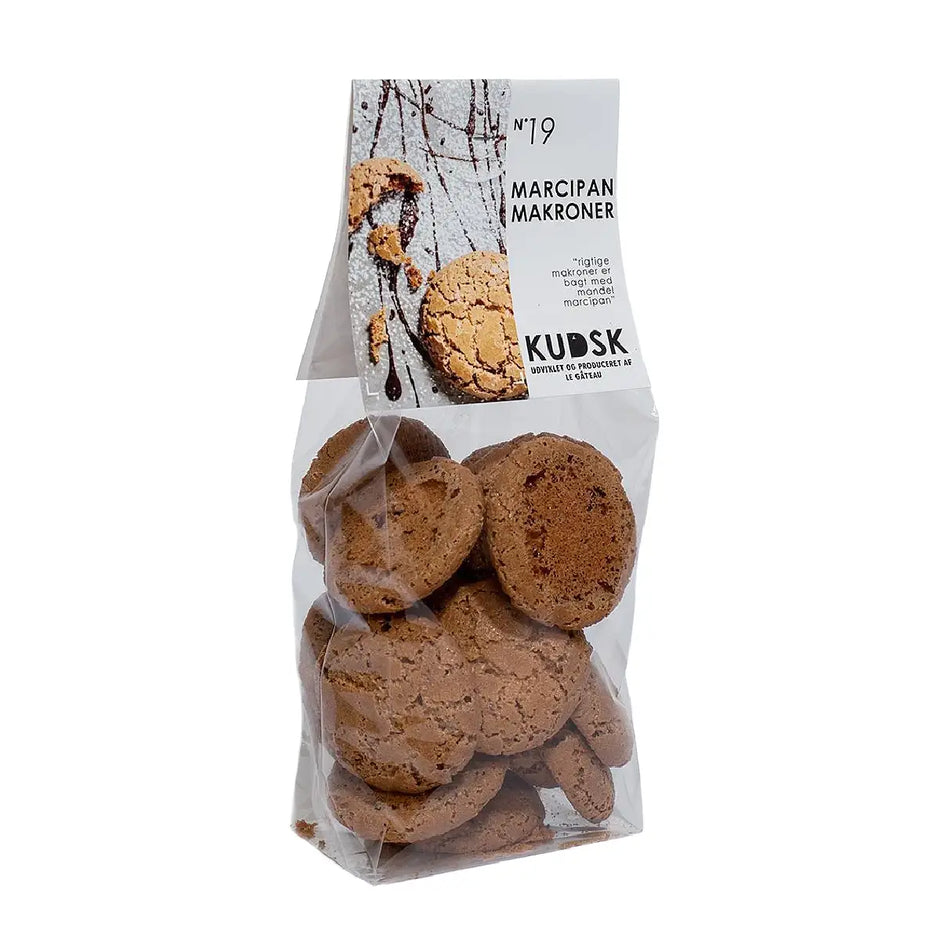 KUDSK Nr.19 Marcipan Makroner med mandelmarcipan, 150 g