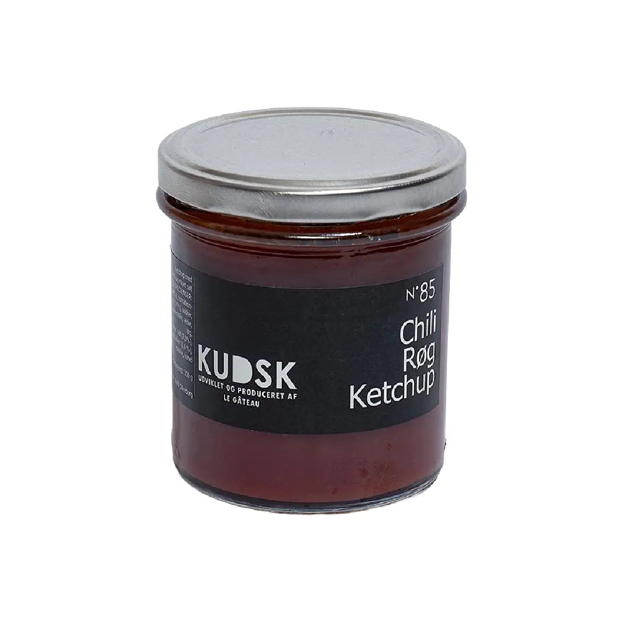 KUDSK Nr.85 Chili Røg Ketchup med tomat, chili, æble og røg, 300 g