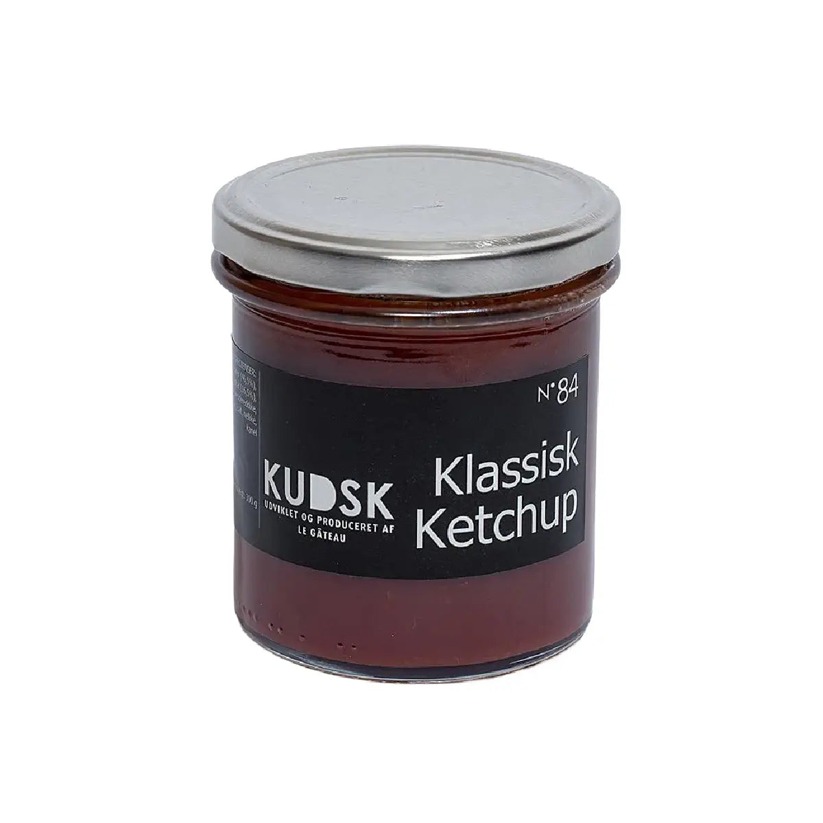 KUDSK Nr.84 Klassisk Ketchup med tomat, æble, løg og krydderier, 300 g