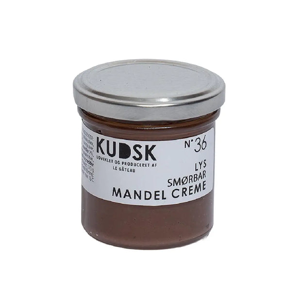 KUDSK Nr.37 Lys Smørbar Hasselnød Creme med kakao og hasselnødder, 170 g
