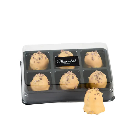 Summerbird Mini Summer Caramel Flødeboller med marcipan, karamel, hvid chokolade og Amber-chokolade, 120 g