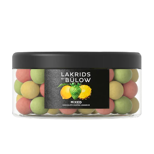 Lakrids by Bülow Mixed Summer med lakrids, hvid chokolade og frugt, 515 g