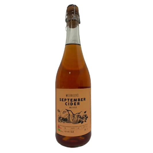 Mergelsø September Cider med Hyldebær og Hyldeblomst 75 cl
