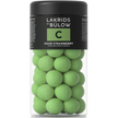 Lakrids by Bülow C - SOUR STRAWBERRY 270 g med rød lakrids, hvid chokolade, grønne jordbær og sprød grøn sukkerskal