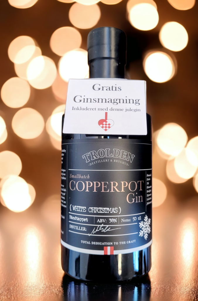 Trolden - WHITE CHRISTMAS Copperpot Gin, 50 cl. Inklusiv Ginsmagning