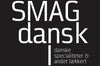 SMAGdansk logo, hvid skrift på mørk baggrund