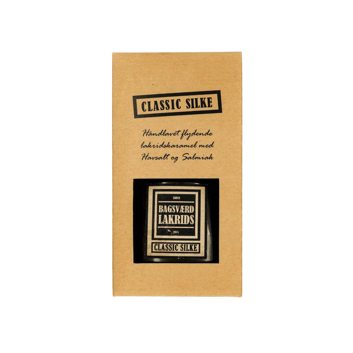 Classic Silke flydende lakridskaramel fra Bagsværd Lakrids – dansk håndlavet intens lakrids
