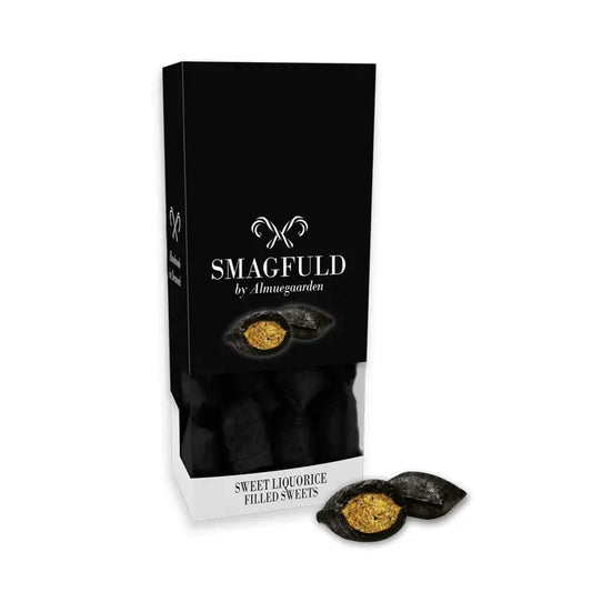 Smagfuld sweet liquorice bolcher fra Almuegaarden