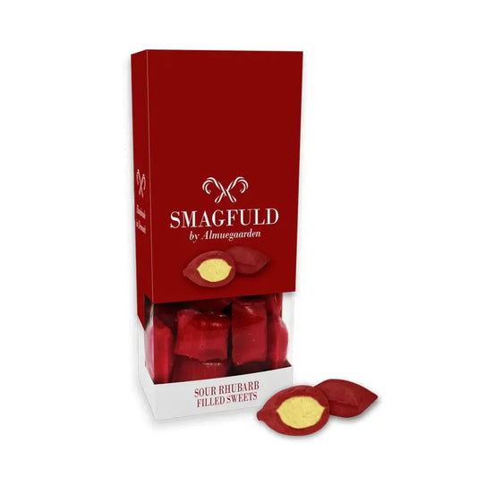 Smagfuld sour rhubarb bolcher fra Almuegaarden