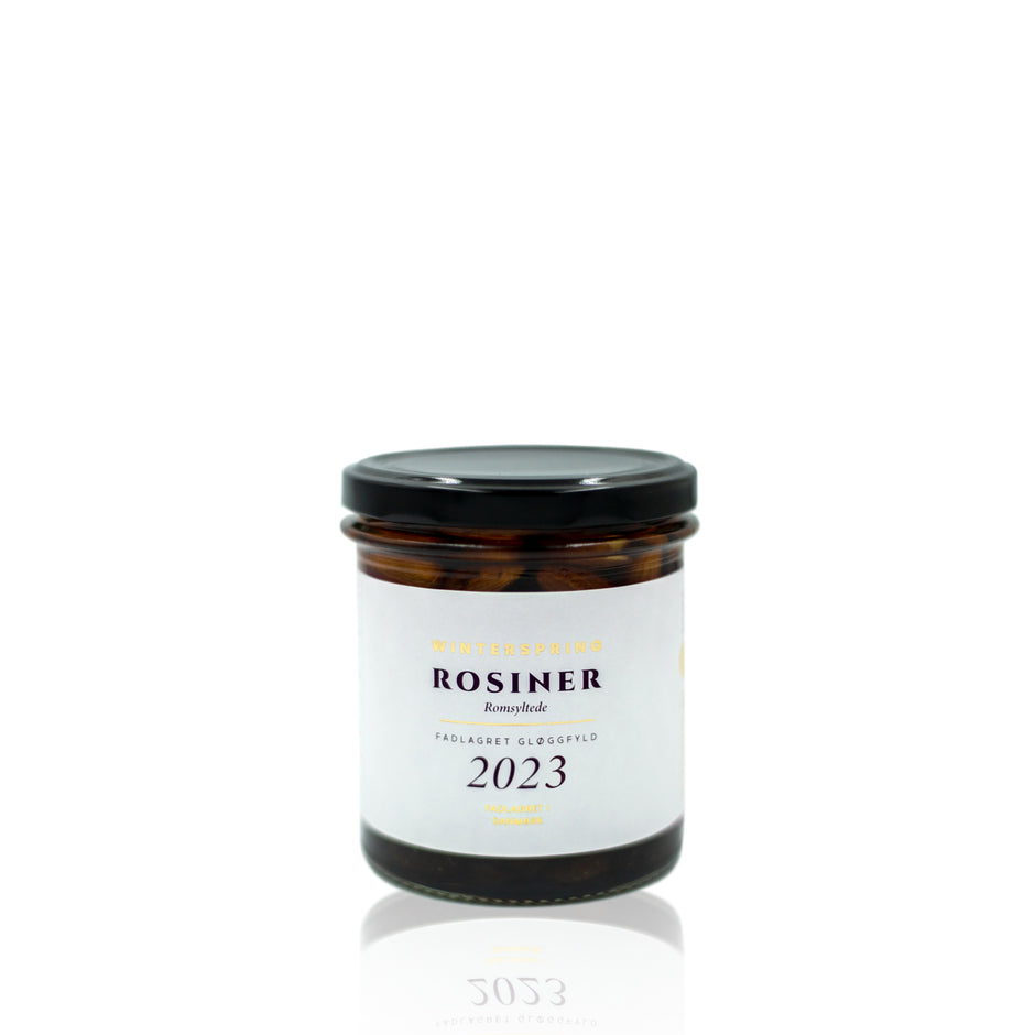 Winterspring romsyltede rosiner med mandler 650 g – gløggfyld med rom og julekrydderier