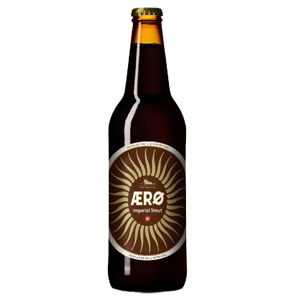 Ærø Bryggeri Ærø Økologisk Imperial Stout med noter af kaffe og lakrids, 50 cl