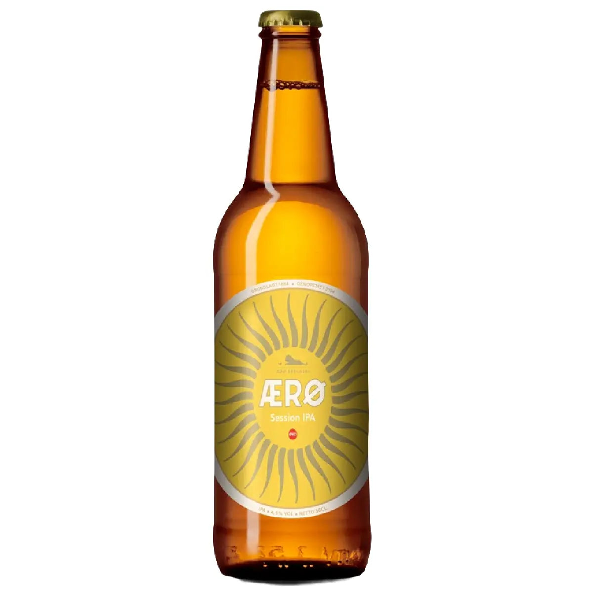 Ærø Bryggeri Ærø Økologisk Session IPA, gylden og humlet lys ale, 50 cl