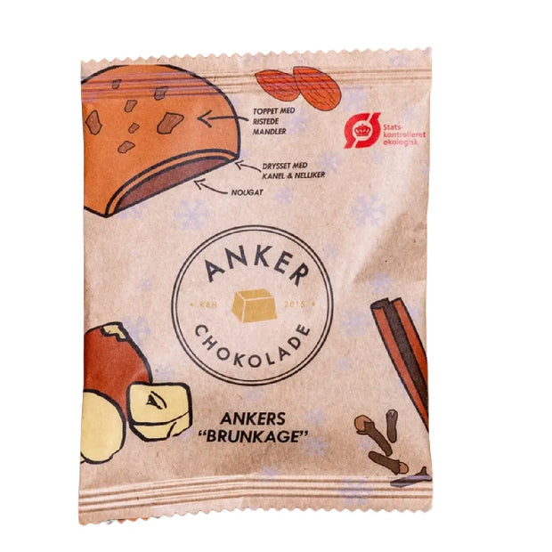 Anker Chokolade nougat 30 g med kanel, nelliker og mælkechokolade