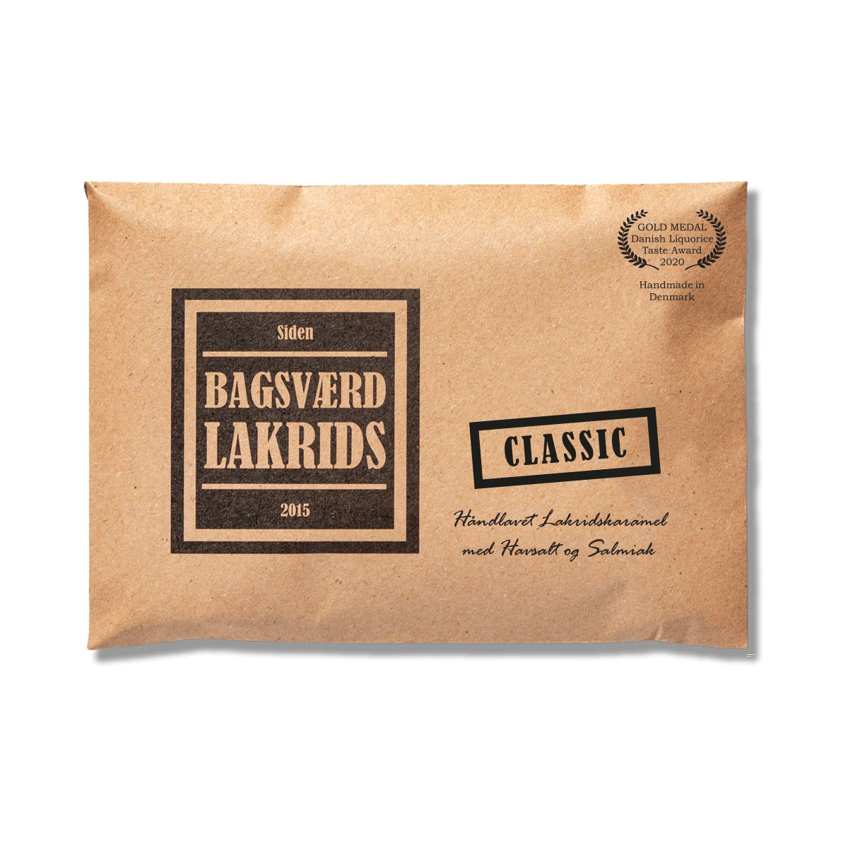 Bagsværd Lakrids Classic 160 g – håndlavet dansk lakridskaramel med salt og salmiak