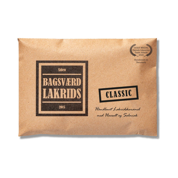 Bagsværd Lakrids Classic 160 g – håndlavet dansk lakridskaramel med salt og salmiak