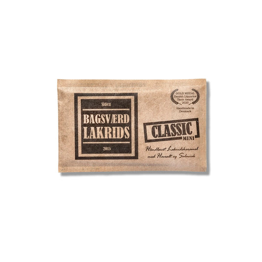 Bagsværd Lakrids Classic Mini 40 g – håndlavet dansk lakridskaramel
