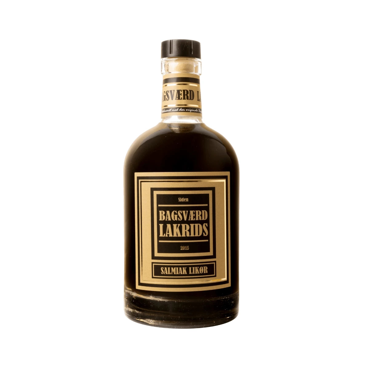 Bagsværd Lakrids Salmiak Likør 50 cl – håndlavet dansk lakridslikør med intens salmiaksmag