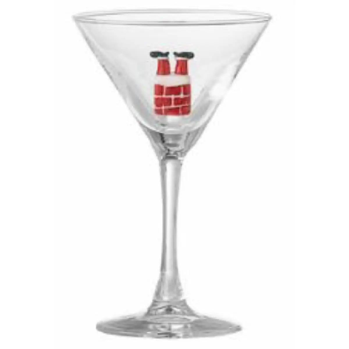 Bloomingville Misa cocktailglas klar mundblæst glas med dekorativ figur i bunden 17 cl
