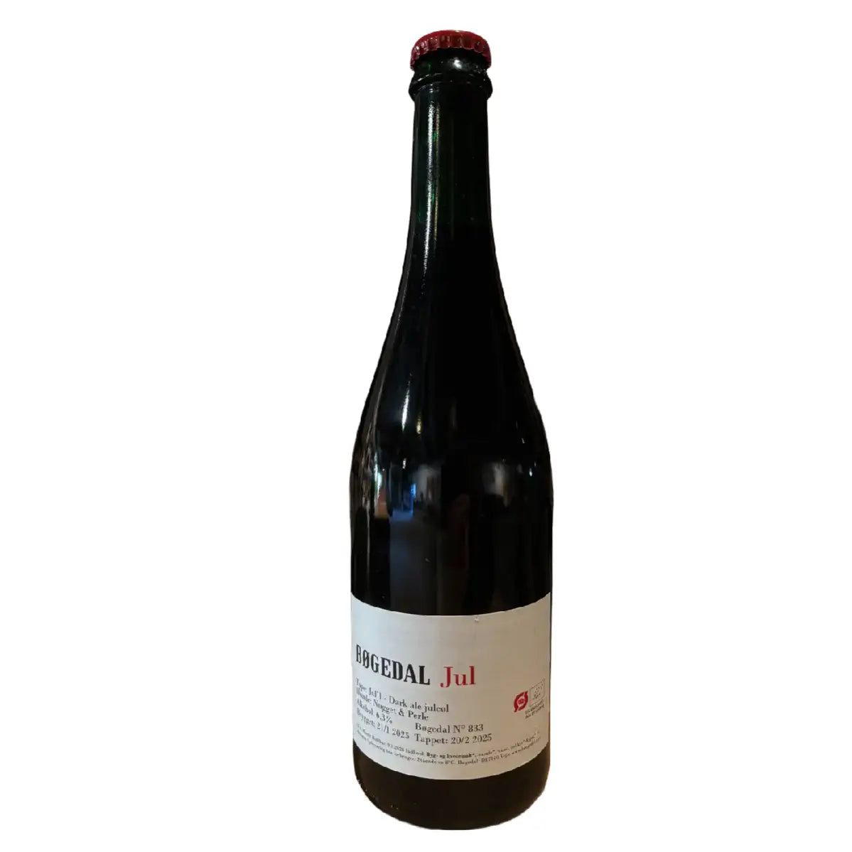 Bøgedal Brew Jul 75 cl mørk juleøl med noter af tobak, læder, svesker og mørk chokolade
