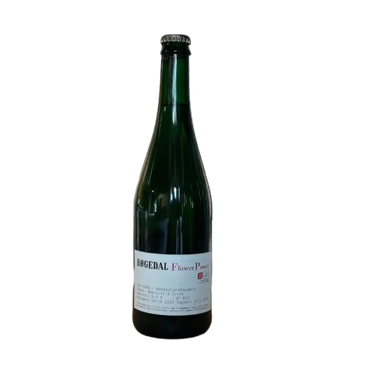 Bøgedal Flower Power 36,5 cl, aromatisk tørhumlet pale ale med noter af citrus, blomster, fyr og frisk balanceret bitterhed
