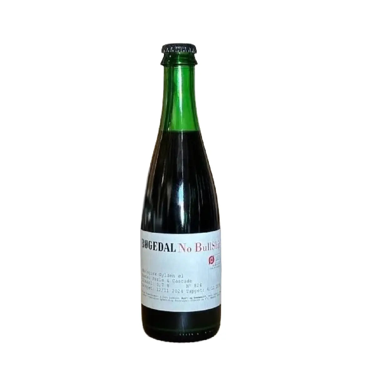 Bøgedal No BullShit Økologisk 75 cl, gylden ale med noter af karamelliseret sødme, tørrede ferskner, abrikoser, kaffe og 55% mørk chokolade