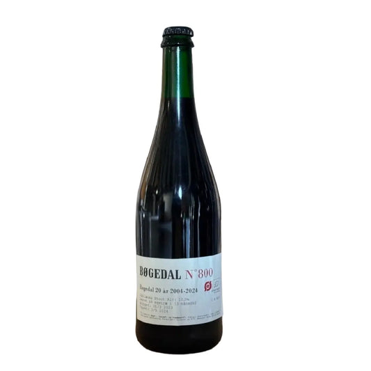 Bøgedal Økologisk No 800 75 cl (10%) – økologisk stout med mørk malt, muskovadosukker og lang, rund eftersmag