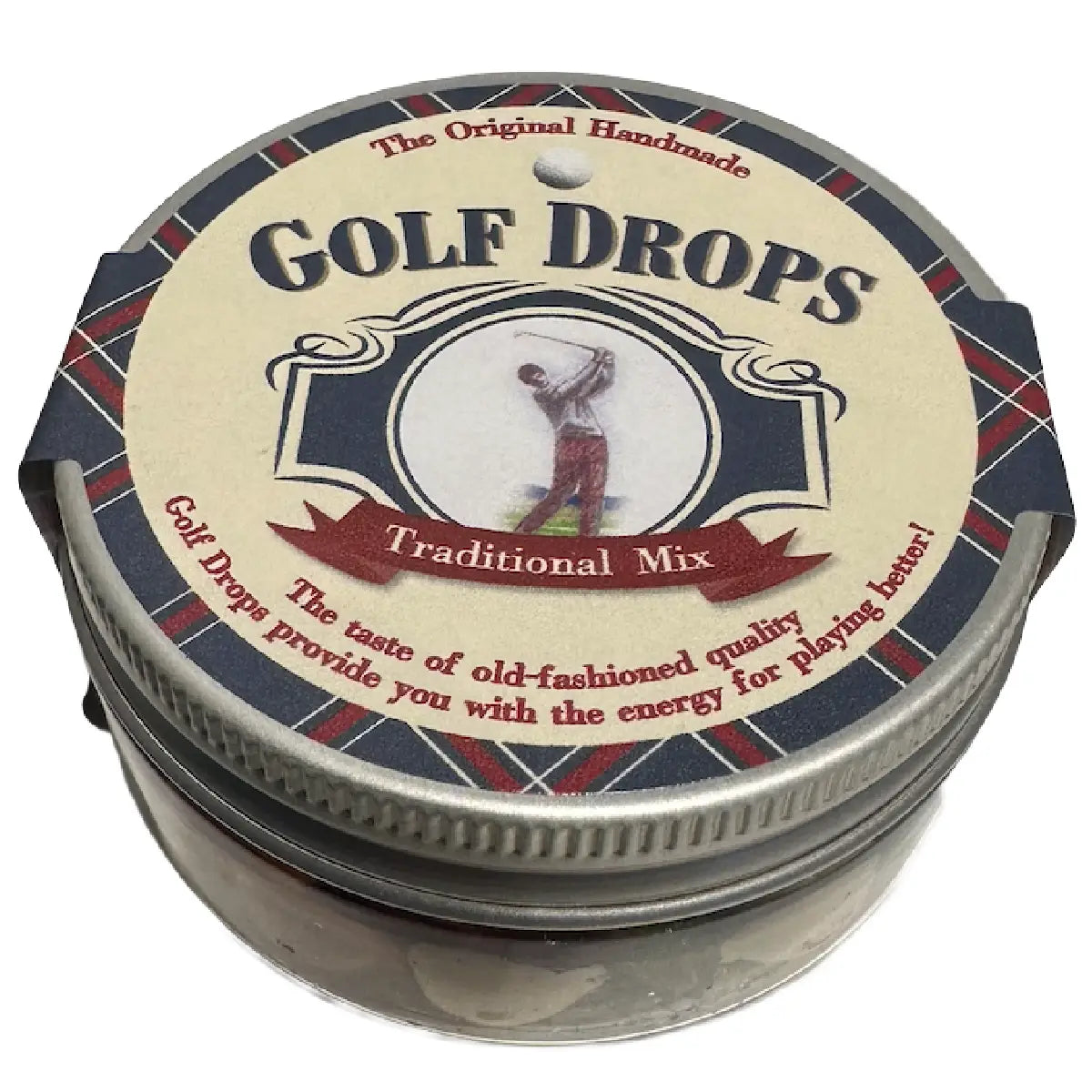 Bolchekogeriet Almuegaarden Golf Drops 70 g blandede bolcher med fem smagsvarianter