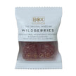 Box The Original Just The Winegum Wild Berries 10 g med vegansk og gelatinefri skovbær-vingummi, sur sukkermix og frysetørret bærpulver