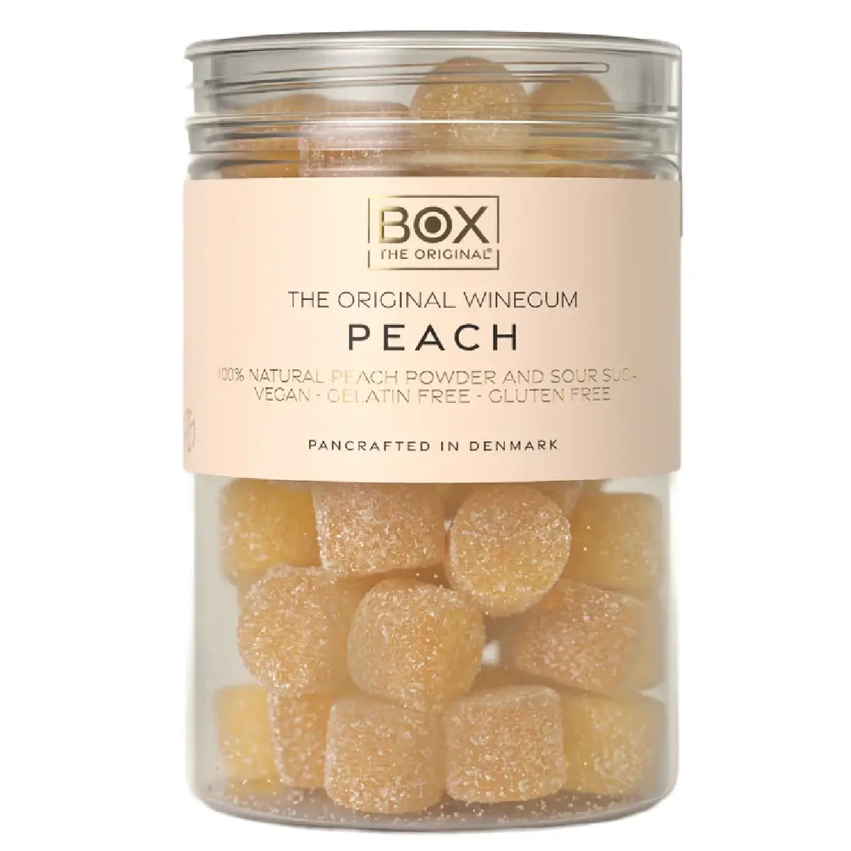 Box The Original Peach Gourmet Winegum med fersken